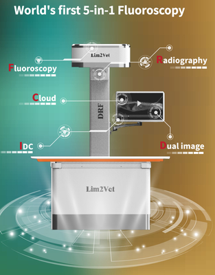 Good price Equipamento médico veterinário de 32 kW Máquina de fluoroscopia em tempo real DR on-line